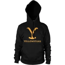 Yellowstone Hoodie Schwarz L