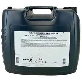 wolf lubricants OfficialTech 1050443 SAE 10W-40 20 l