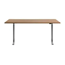 TOPSTAR Schreibtisch E-Table Buche / Grau