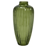 CASANOVA casa NOVA Vase FLOS, Grün - H 35 cm - Glas