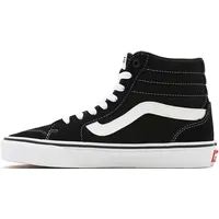 Vans Filmore Hi Sneaker, Suede Canvas Black White, 40 EU