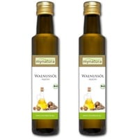 49,80€/L Mynatura Bio Walnussöl hochwertig natürlich 2 x 250ml Sparpaket Öl