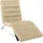 W.Schillig Relaxliege daily dreams Leder/Polyester 75 x 91 x 170 cm Beige mit Kissen