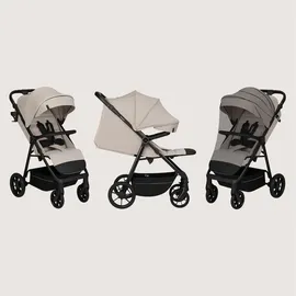 lionelo IVA Buggy bis 22 kg 6 Monaten bis 4 Jahre 360° Räder Volle Stoßdämpfung Verstellbare Rückenlehne höhenverstellbares Verdeck XXL UPF50+ Premium Stoff