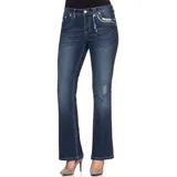 sheego by Joe Browns Bootcut-Jeans in dark blue denim), | Gr.: 58