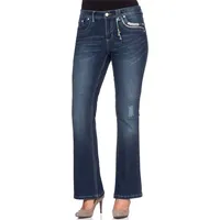 sheego by Joe Browns Bootcut-Jeans in dark blue denim), | Gr.: 58