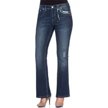 sheego by Joe Browns Bootcut-Jeans in dark blue denim), | Gr.: 58