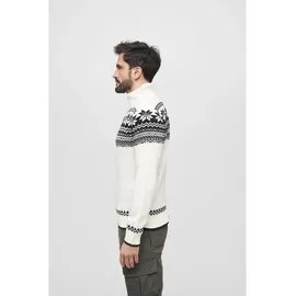 Brandit Textil Troyer Norweger Pullover Weiß M