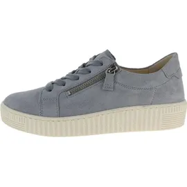 Gabor Damen Low-Top Sneaker Blau 42,5