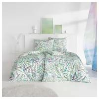 Estella Mako-Satin Bettwäsche Brittany grün
