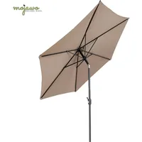 Mojawo Sonnenschirm UV30 Kurbel Taupe