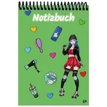 E&Z A 5 Notizblock Manga Enora, grün, kariert