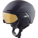 Alpina Alto Q-Lite Visierhelm (Größe 59-63cm, schwarz)