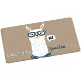 Gedalabels infinite by GEDA LABELS (INFKH) 12015 Lama Spucken beige Brotbrett, Frühstücksbrett, Mehrfarbig