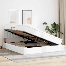 vidaXL Bett 180 x 200 cm Weiß