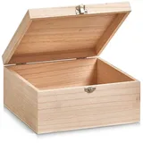 Zeller Aufbewahrungsbox, Holz, Natur, 23 x 23 x 11 cm