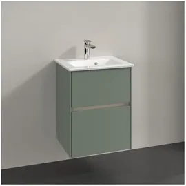 Villeroy & Boch Collaro Waschtischunterschrank C14100AF 47,2x61x40,4cm, Waschbecken mittig, Soft Green