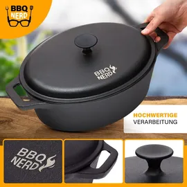 let's build brands BBQ Nerd Bräter 33 x 26 cm oval