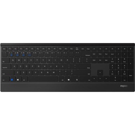 Rapoo E9500M Multi-mode Wireless Keyboard schwarz,