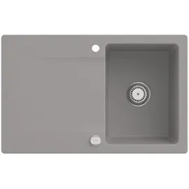 Villeroy & Boch Siluet 45 rechts Einbauspüle keramik fossil Excenterbetätigung 800 x 510 mm