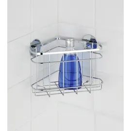 Wenko Eckablage Edelstahl, Turbo-Loc