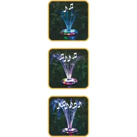 Steinbach Unterwasserlichtshow Dancing Water Light & Fountain Show, Lieferumfang ohne Batterie, X3509