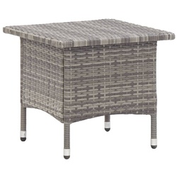 vidaXL Gartentisch grau