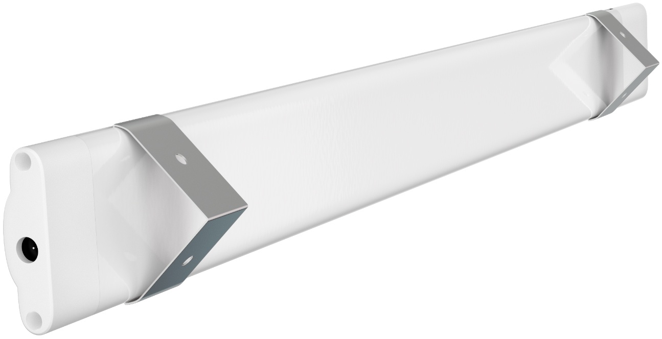 ledscom.de LED Unterbau-Leuchte SIRIS weiß matt, mit Verbinder, Eckmontage, flach, je 90cm, je 963lm, warm-weiß 3er Set