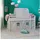 Homestyle4u Tunnel Bogen Zelt Bettzelt Grau