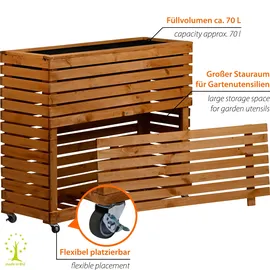 Dobar Rolla 72 x 32,5 x 78 cm Braun