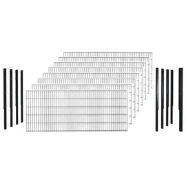 Hadra Doppelstabmattenzaun 2067 x 143 cm Anthrazit