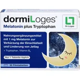 Dr. Loges dormiLoges Melatonin plus Tryptophan Filmtabletten