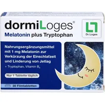 Dr. Loges dormiLoges Melatonin plus Tryptophan Filmtabletten 30 St.