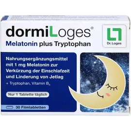 Dr. Loges dormiLoges Melatonin plus Tryptophan Filmtabletten 30 St.