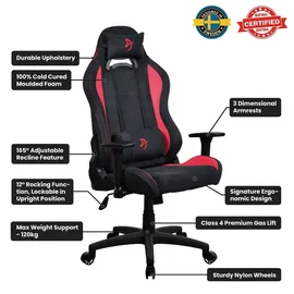 Arozzi Torretta Gaming-Stuhl Rot/Schwarz