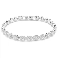Swarovski Una Angelic Armband Rund Weiss Rhodiniert Größe M