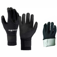 TrusMe Neopren-Neoprenanzug-Handschuhe für Männer und Frauen, rutschfeste Tauchhandschuhe, Schwimmhandschuhe zum Surfen, Wassersport, 5 mm, Größe L