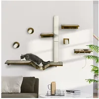 PawHut Kletterwand 136 x 29 cm braun