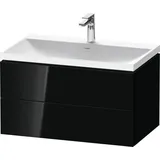 Duravit Möbel-Set L-Cube 80x48x48cm, m Hahnl., sw hgl, 2 Schub.