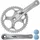Sturmey-Archer Kurbelsatz FCS720 42 Zähne 170 mm, silber, ohne Kettenschutz