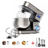 KB Elements Küchenmaschine 2000 W, Teigknetmaschine mit 5L Schüssel, Timer