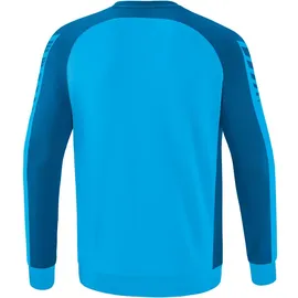 Erima Six Wings Sweatshirt Curacao/Mykonos S