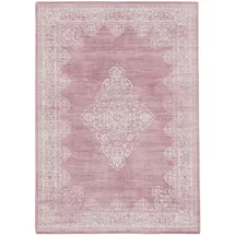 benuta pop Teppich Laury Rosa 160x230 cm - Vintage-Stil Teppich im Used-Look