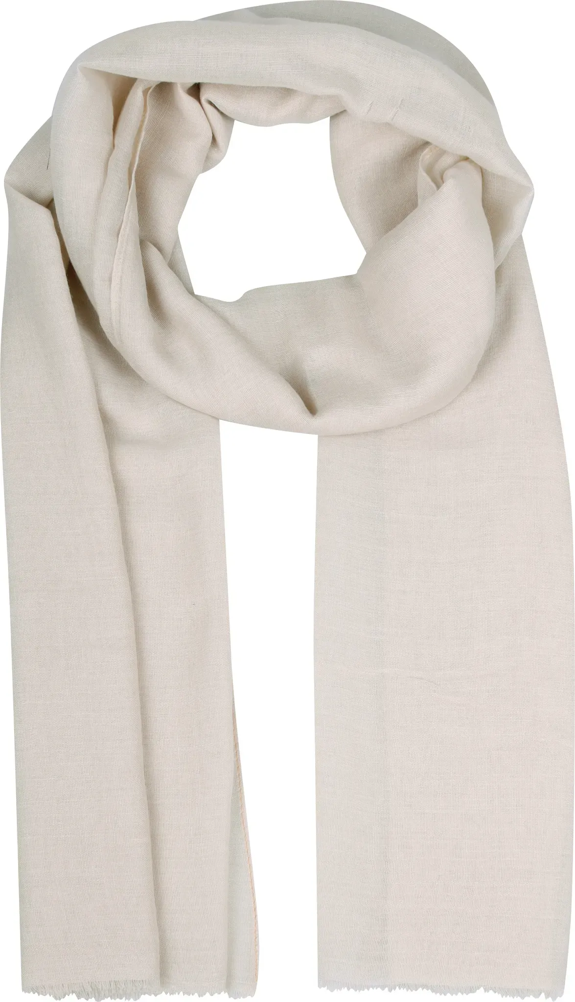 Modeschal CAPELLI NEW YORK, Damen, creme, Polyester, unifarben, Modetücher
