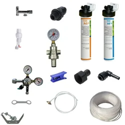 Anschlußpaket Auftisch Wasser Sprudel Tafelwassergerät Ultra Wasserfilter Anlage