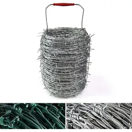 Karat Stacheldraht verzinkt Drahtstärke: 1,7 mm Länge: 50 Meter