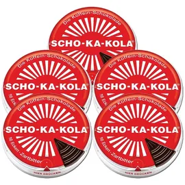 schokolade-specials SCHO KA KOLA Zartbitterschokolade 5 Packungen 100 g