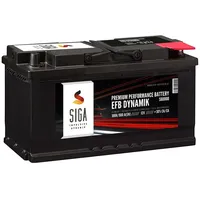 SIGA Autobatterie EFB 100Ah 900A/EN 12V Starterbatterie Start Stopp Batterie