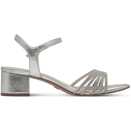 TAMARIS Blockabsatz-Sandaletten Damen Silber 40