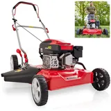 Hecht Benzinrasenmäher Briggs & Stratton Motor Mulchmäher, 51 cm Schnittbreite, 2,6 kW / 3,5 PS, Stahlgehäuse rot